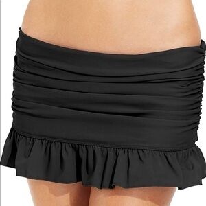 NWT island escape Ruffle Swim Skirt Sz 10